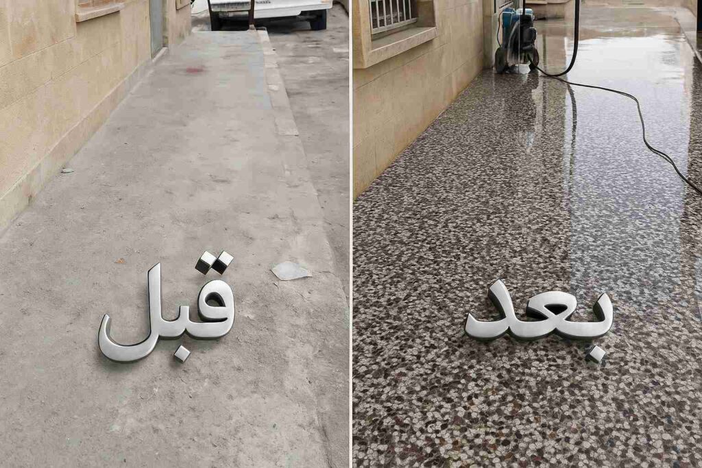 قبل و بعد کفسابی